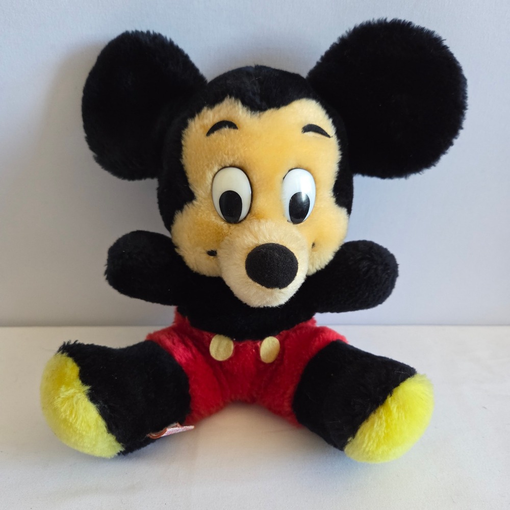 Vintage Disney Mickey Mouse Plush R Dakin & Co 8 Inch Stuffed Animal Toy Korea